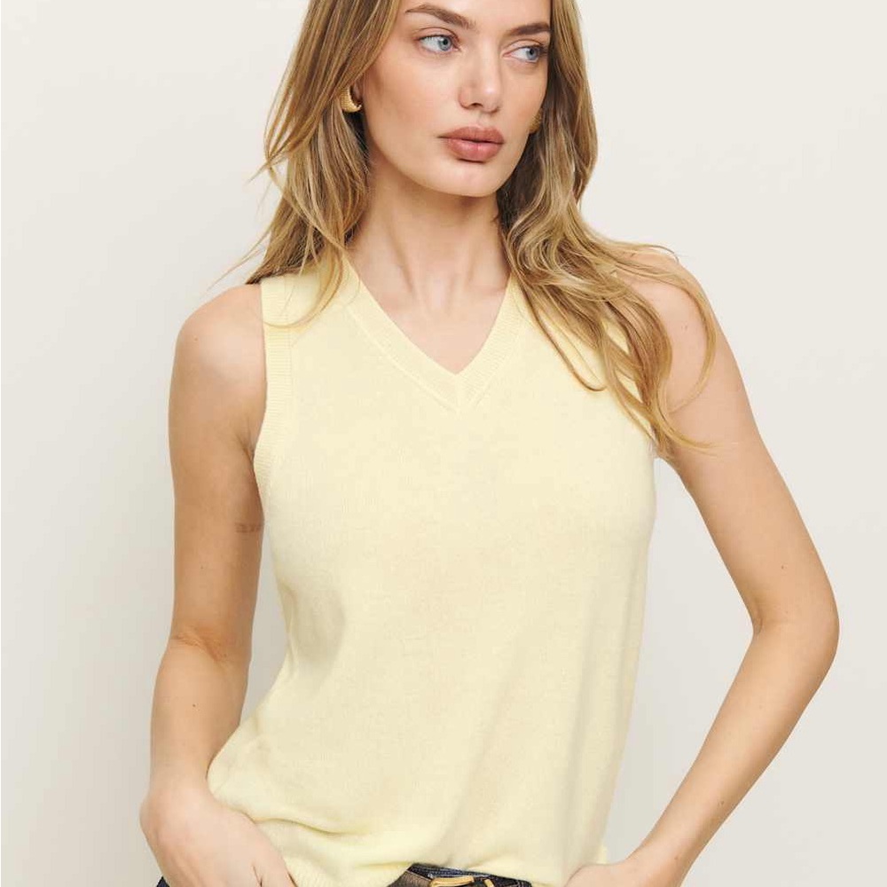 Reformation Reese Cashmere Tank - Size XS